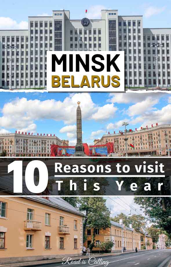 I can tell that you haven't really thought of these reasons why to visit Minsk in Belarus. Number 2 and 4 will surprise and make you want to book a ticket #minskbelarus #belarustravel #easterneurope