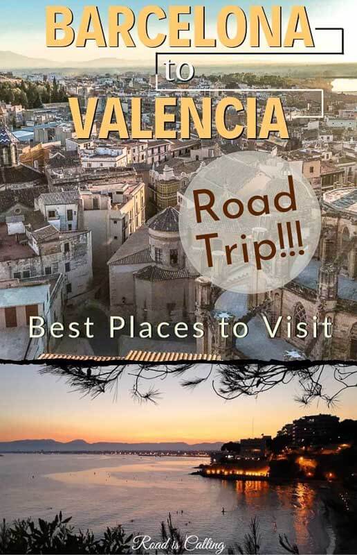 If you are visiting Barcelona and Valencia, make sure to travel between these two cities and see how much beauty lays outside. Barcelona to Valencia drive has so many spectacular cute old towns, stunning beaches, natural landmarks, cathedrals, hiking trails and much more. Don't miss them! #southspain #spainitinerary #roadtripsspain