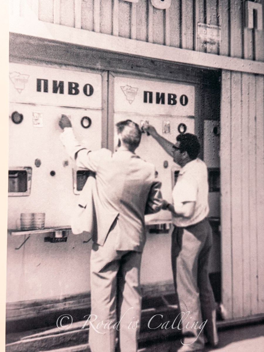 Soviet beer vending machine at Tartu beer museum