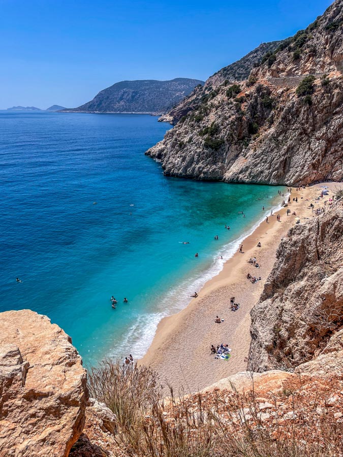 best beach destinations in Turkey - Kaputas beach