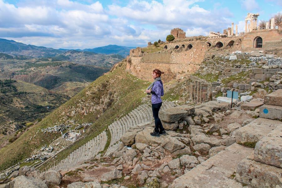 on a drive from Istanbul to Izmir