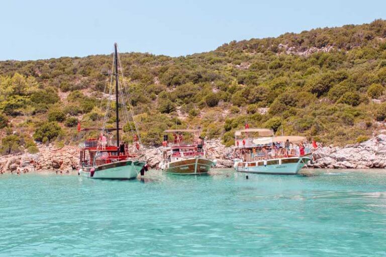 The Best Boat Trip From Bodrum to Swim in Crystal Clear Blue Waters