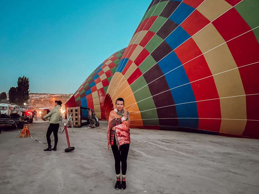 early hot air balloon flight Cappadocia