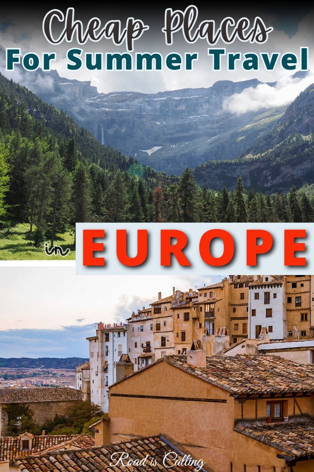 cheap places to travel in Europe in summer