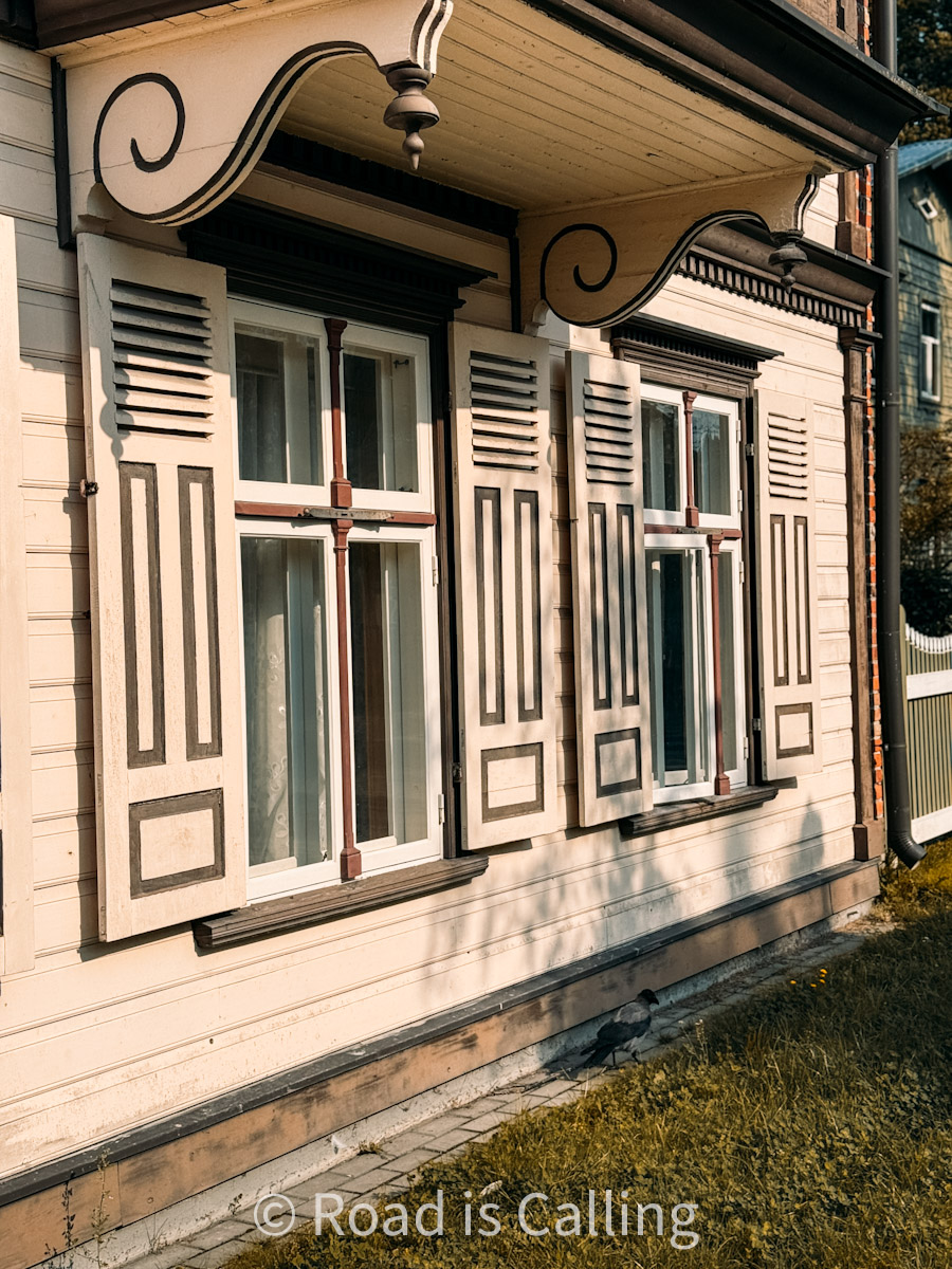 exterior of a wooden house in Estonia