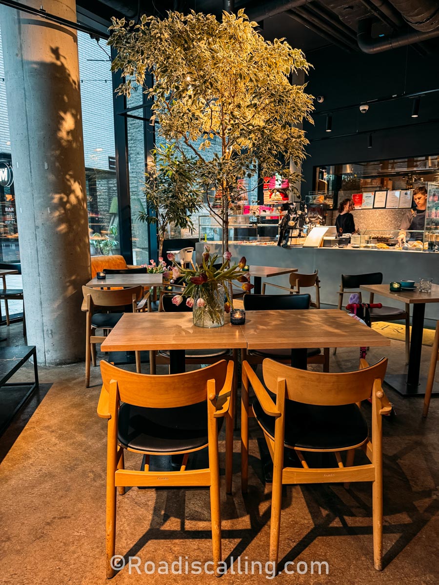 cafe interior in Tallinn