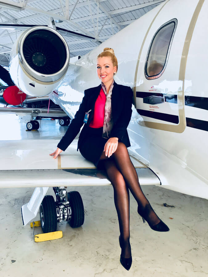 how to become a private jet flight attendant