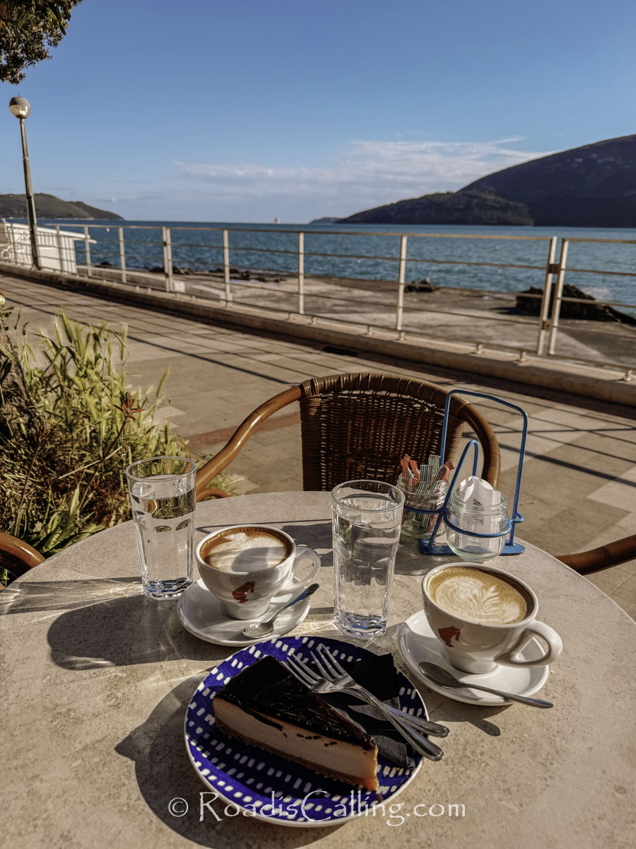 coffee with sea view