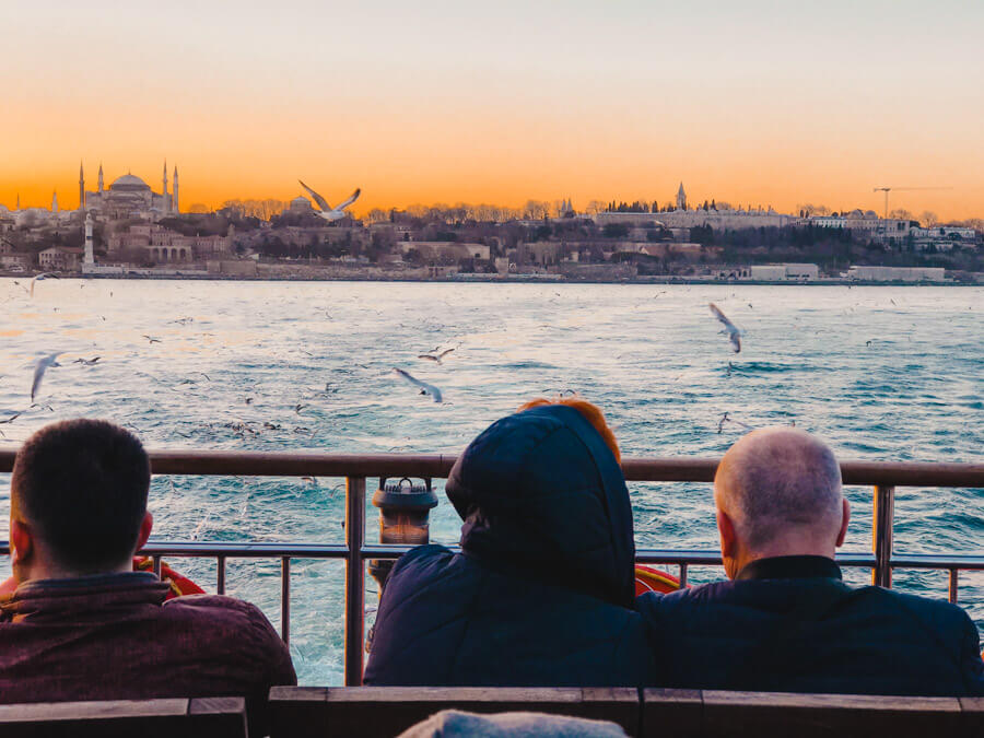 ferry over the Bosphorus 