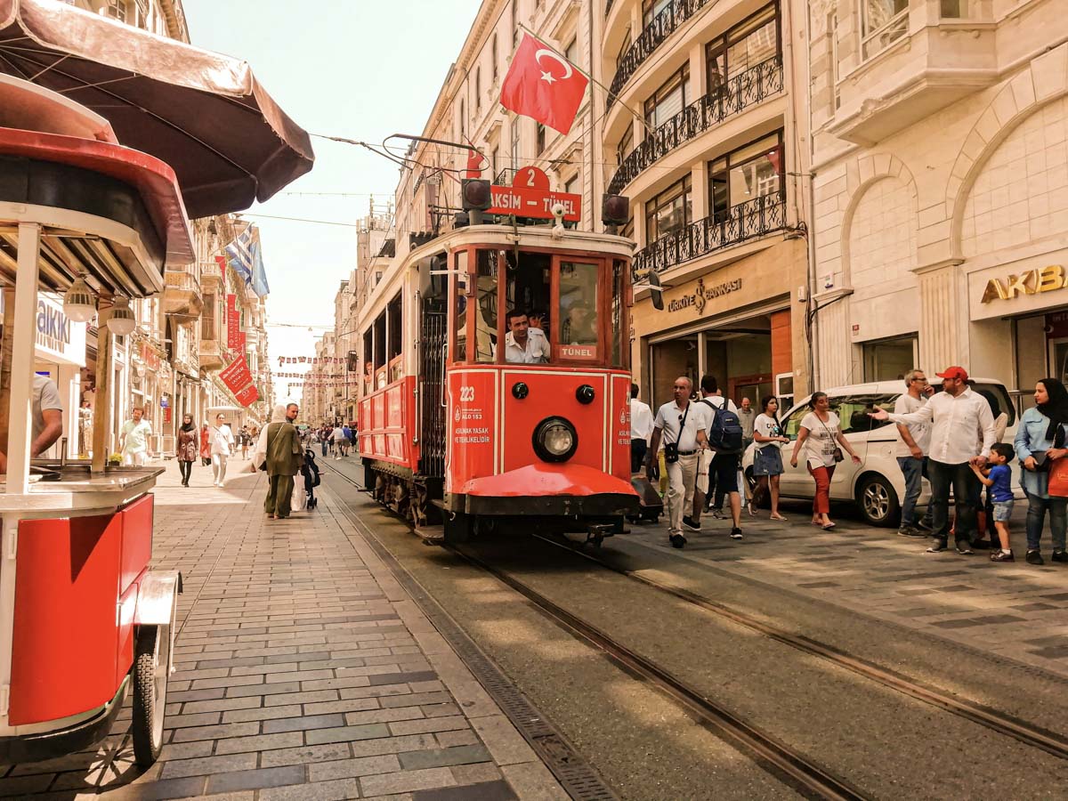 Istiklal Avenue in Istanbul