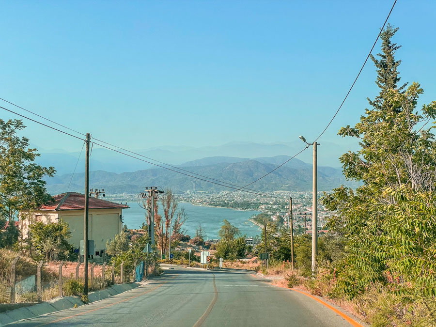 Road from Kayakoy to Fethiye