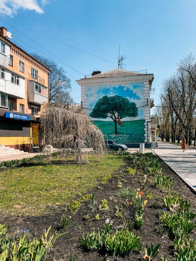 Khmelnytskyi city street art