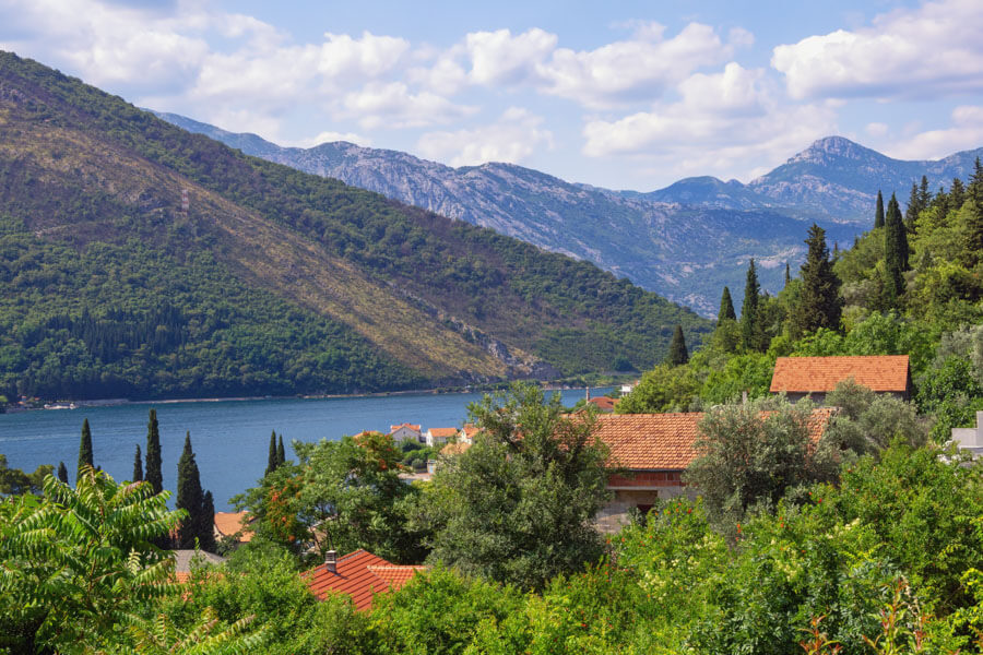 Kotor Bay from above