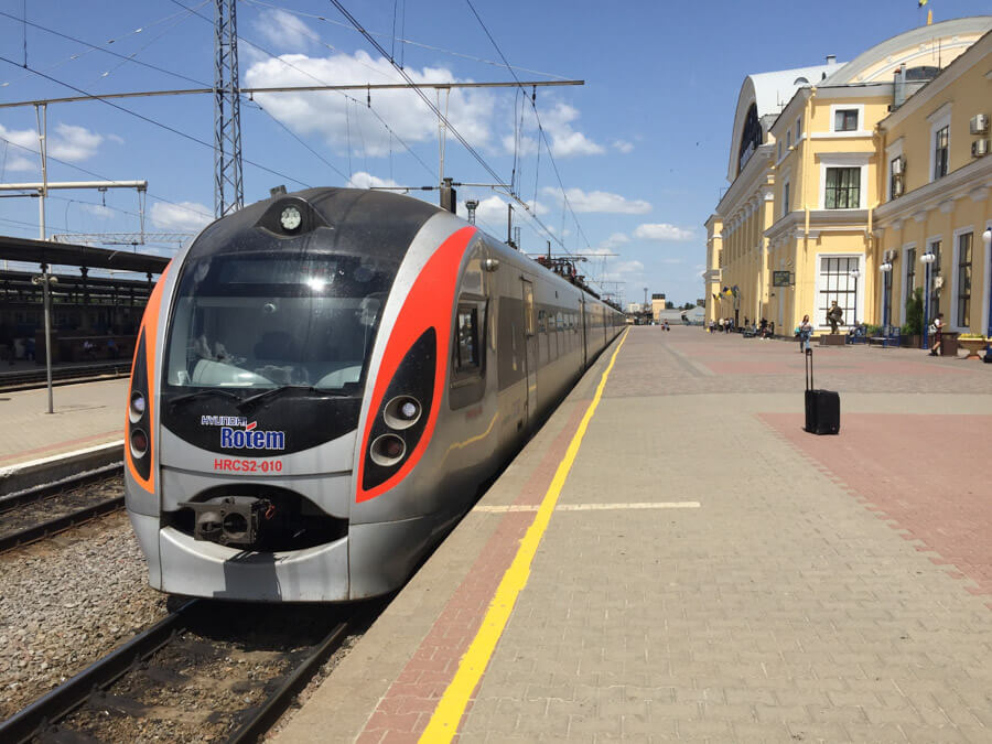 Ukraine intercity train