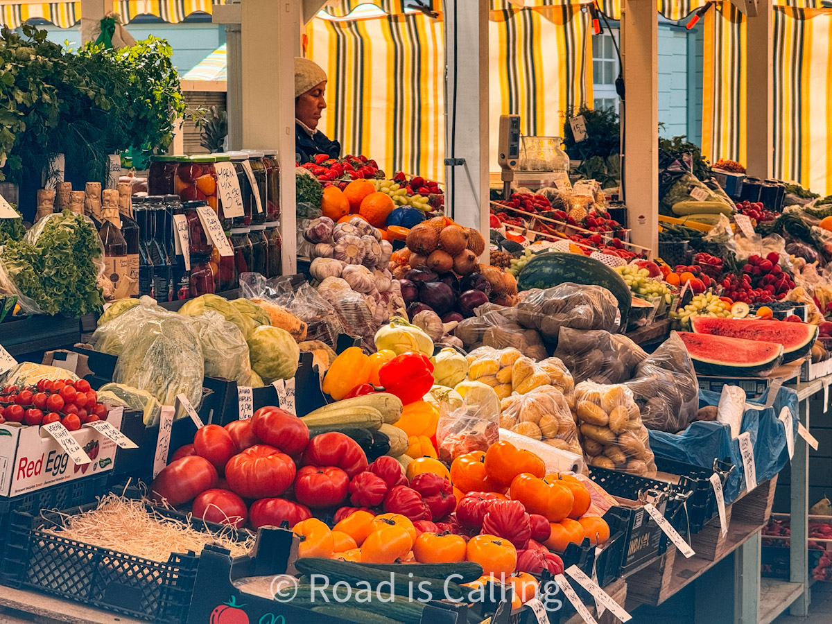 vegetables on sale at the market in Nomme