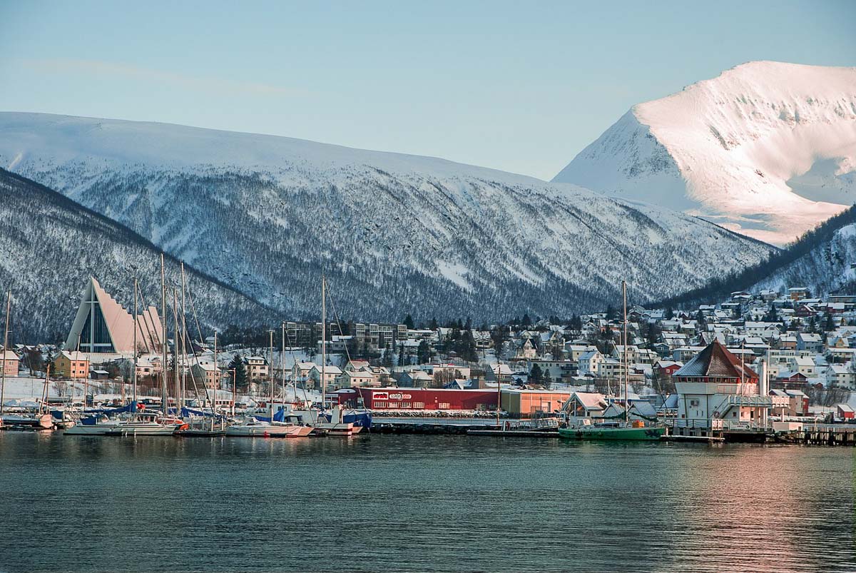 Narvik city landscape