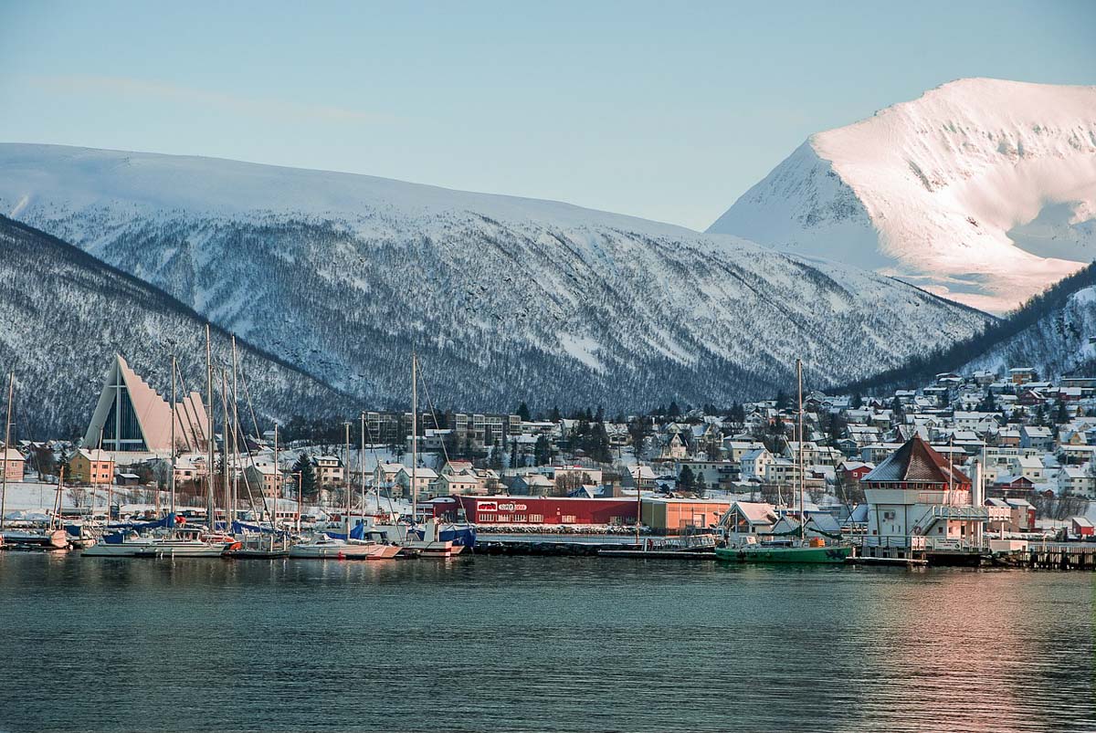 Tromso city landscape