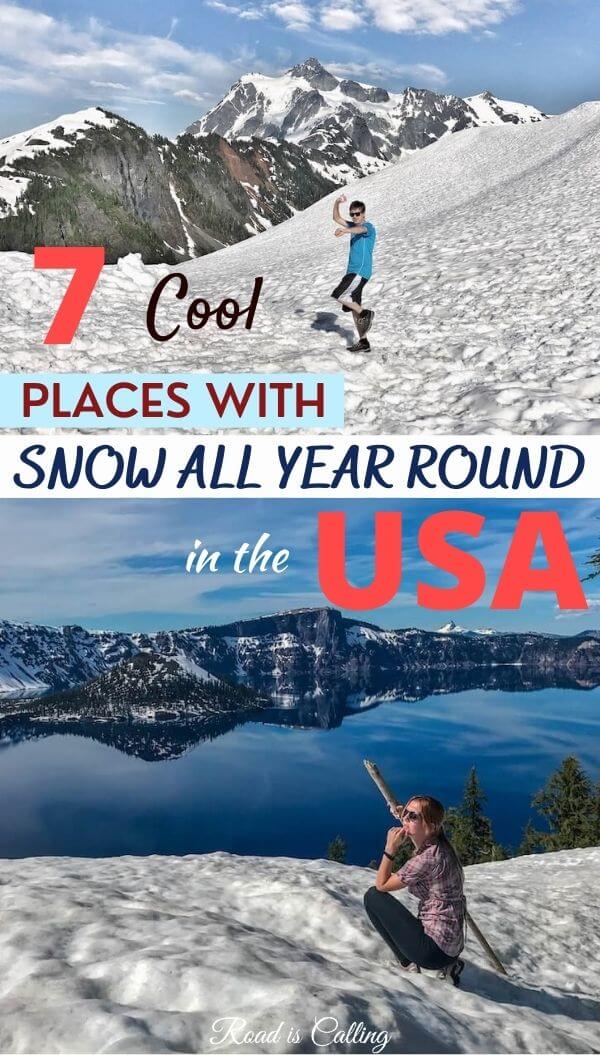 Places that have snow all year round