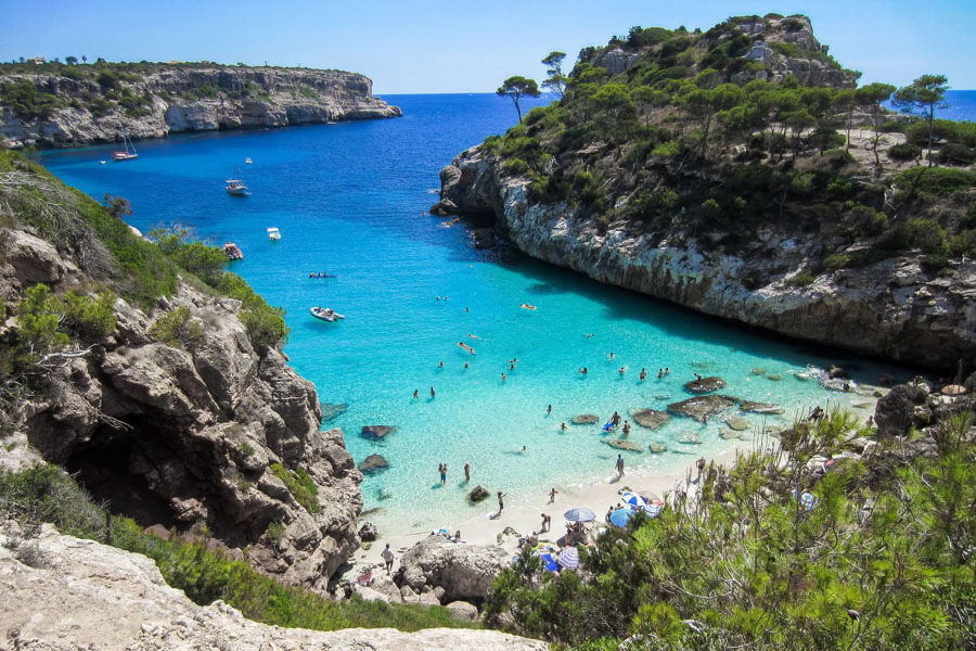 Mallorca Spain to relieve stress