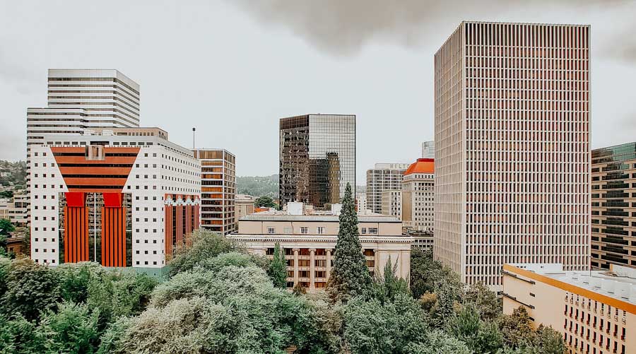 Portland from above