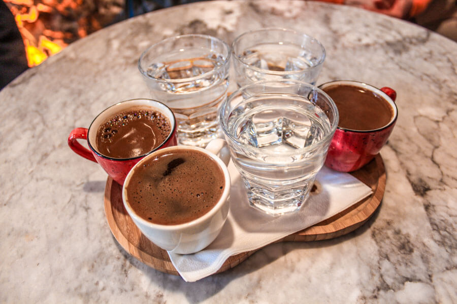 Turkish coffee in Istanbul