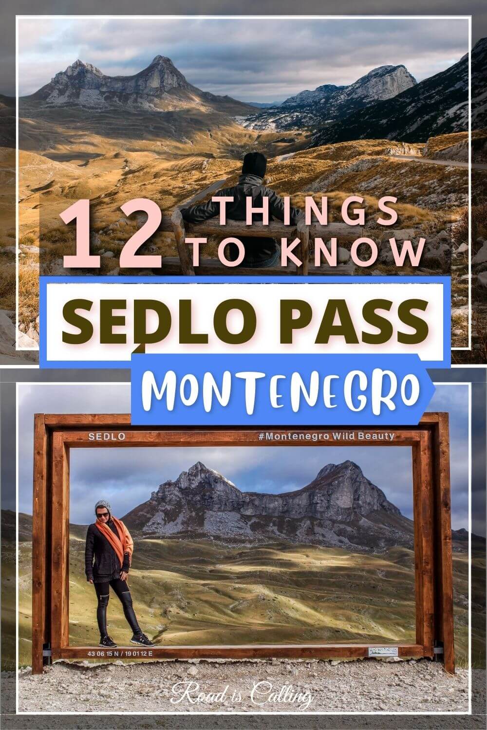 Driving Sedlo Pass in Montenegro