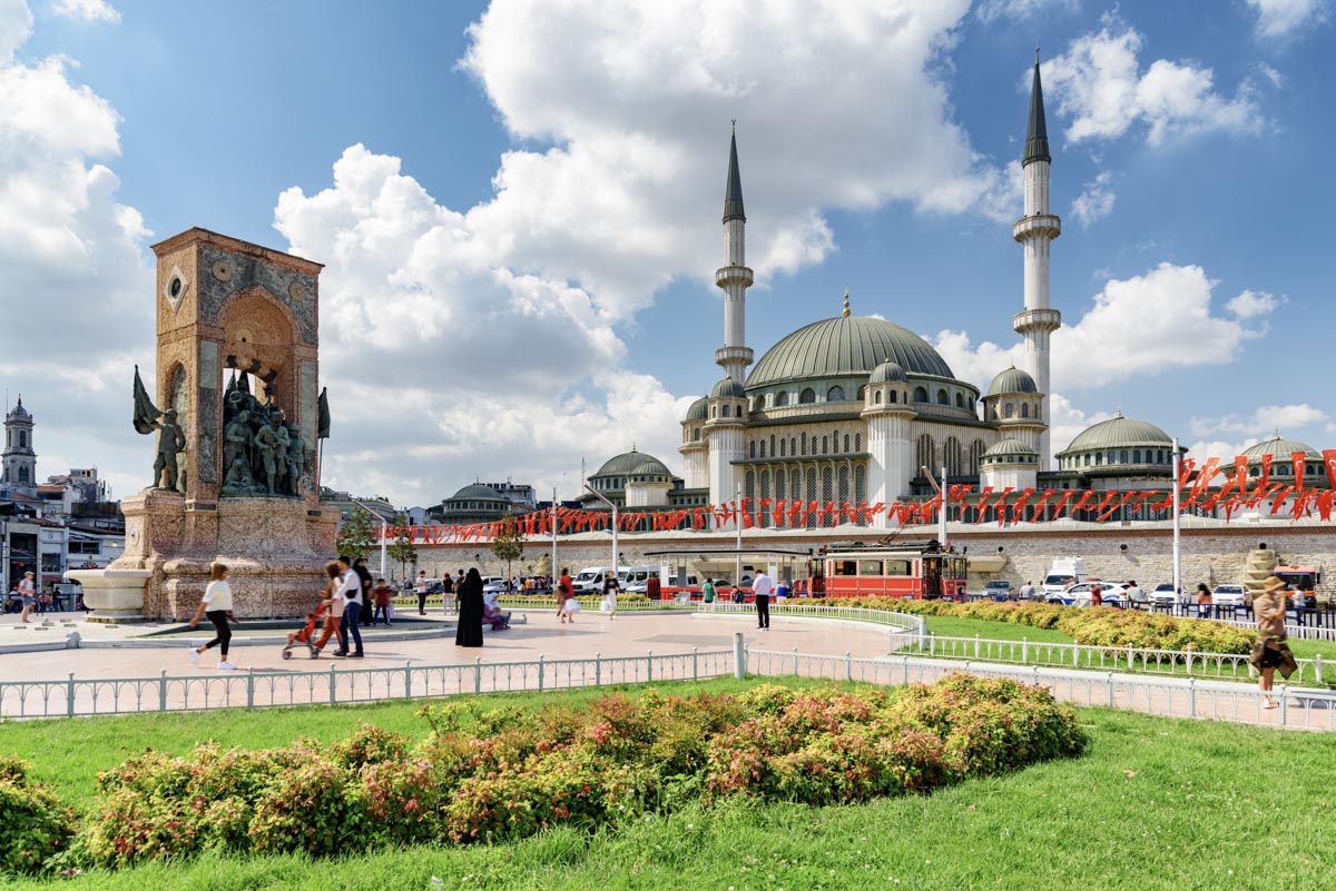Taksim Square view