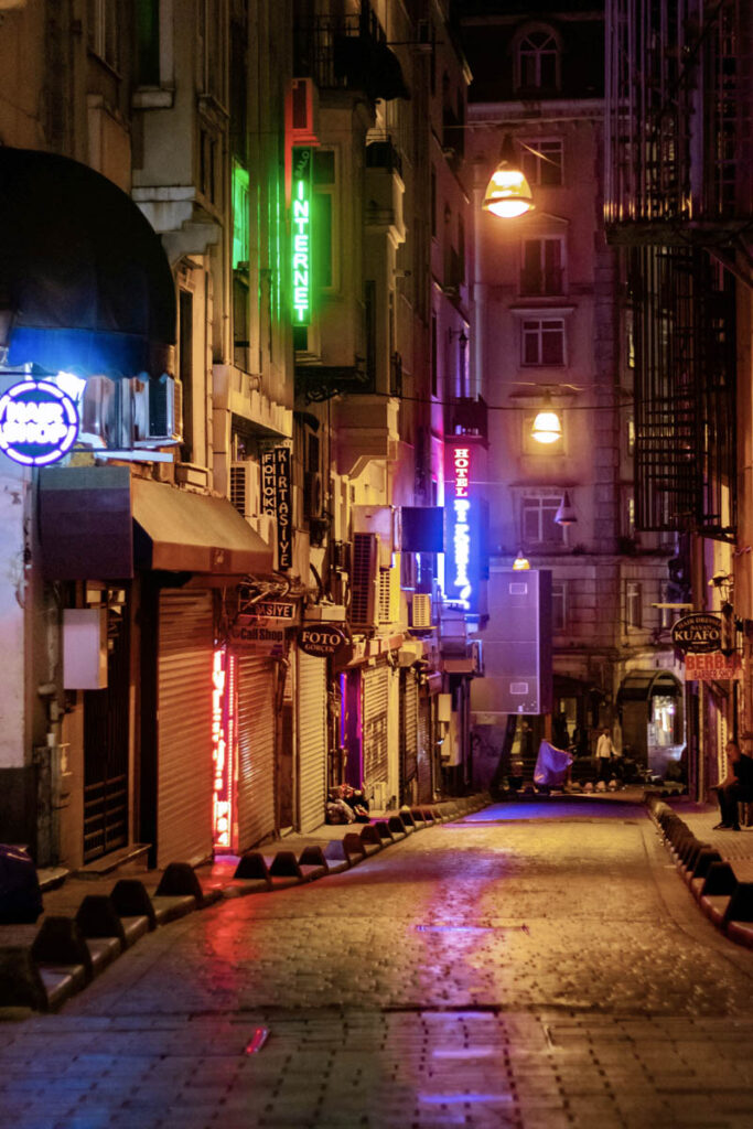 night in Taksim and Istiklal