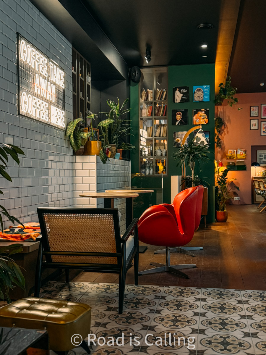 design inside the Coffee Kitchen Cafe in Tallinn