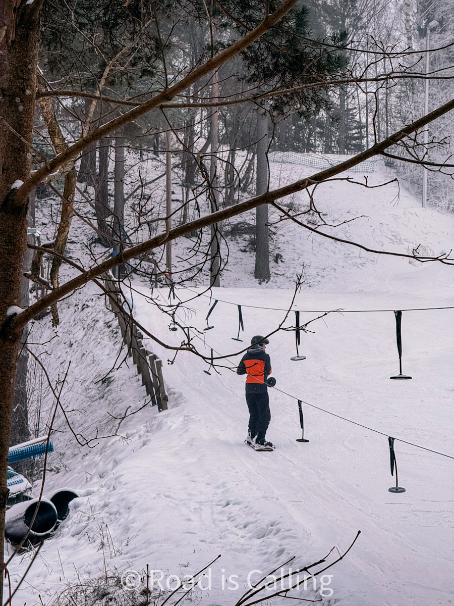 skiing in Estonia during winter - active outdoor things to do in Estonia