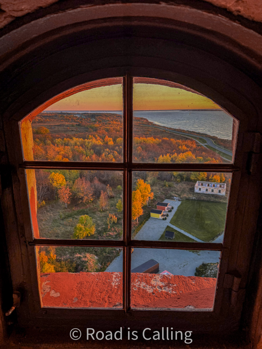 scenic autumn view from a lighthouse - picturesque thing to do in Estonia