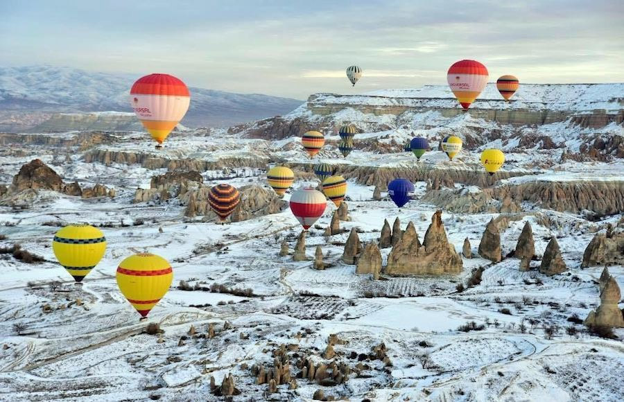 Cappadocia in winter