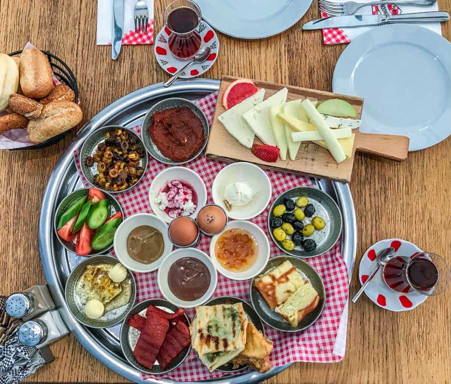 Traditional Turkish breakfast