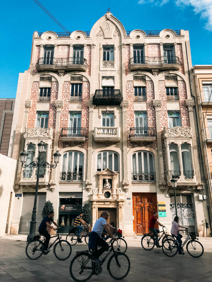 Biking in Valencia