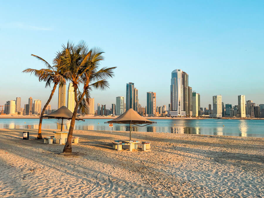 best spots in Al Mamzar Beach Park 