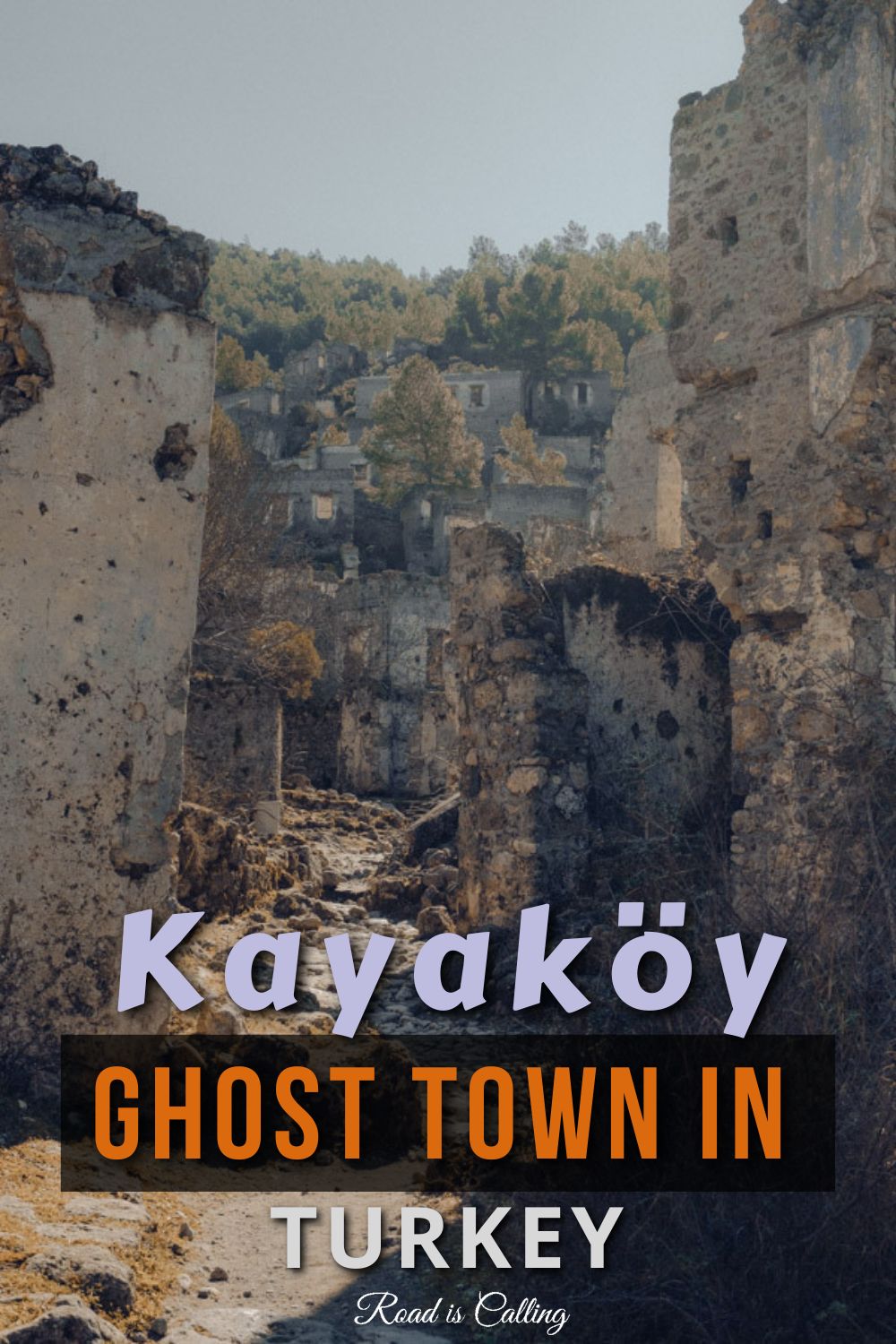 Kayakoy ghost town in Turkey