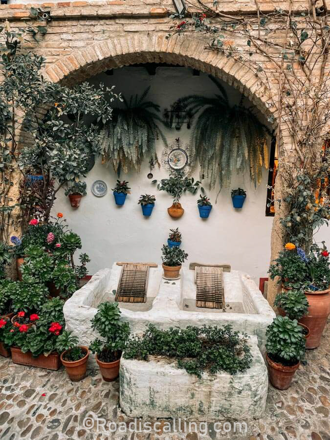 Spanish courtyard in Cordoba