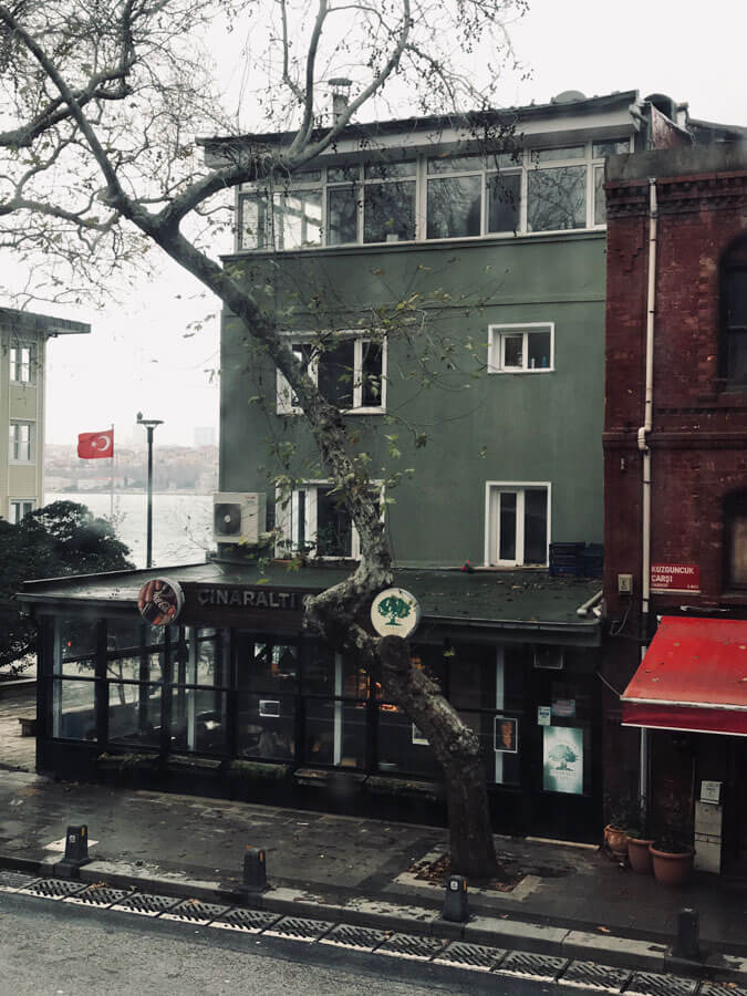 Winter weather in Istanbul