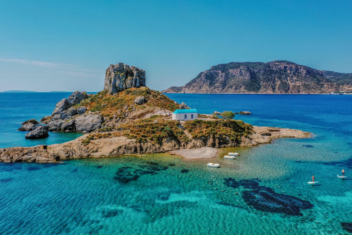 cheap Greek island in summer