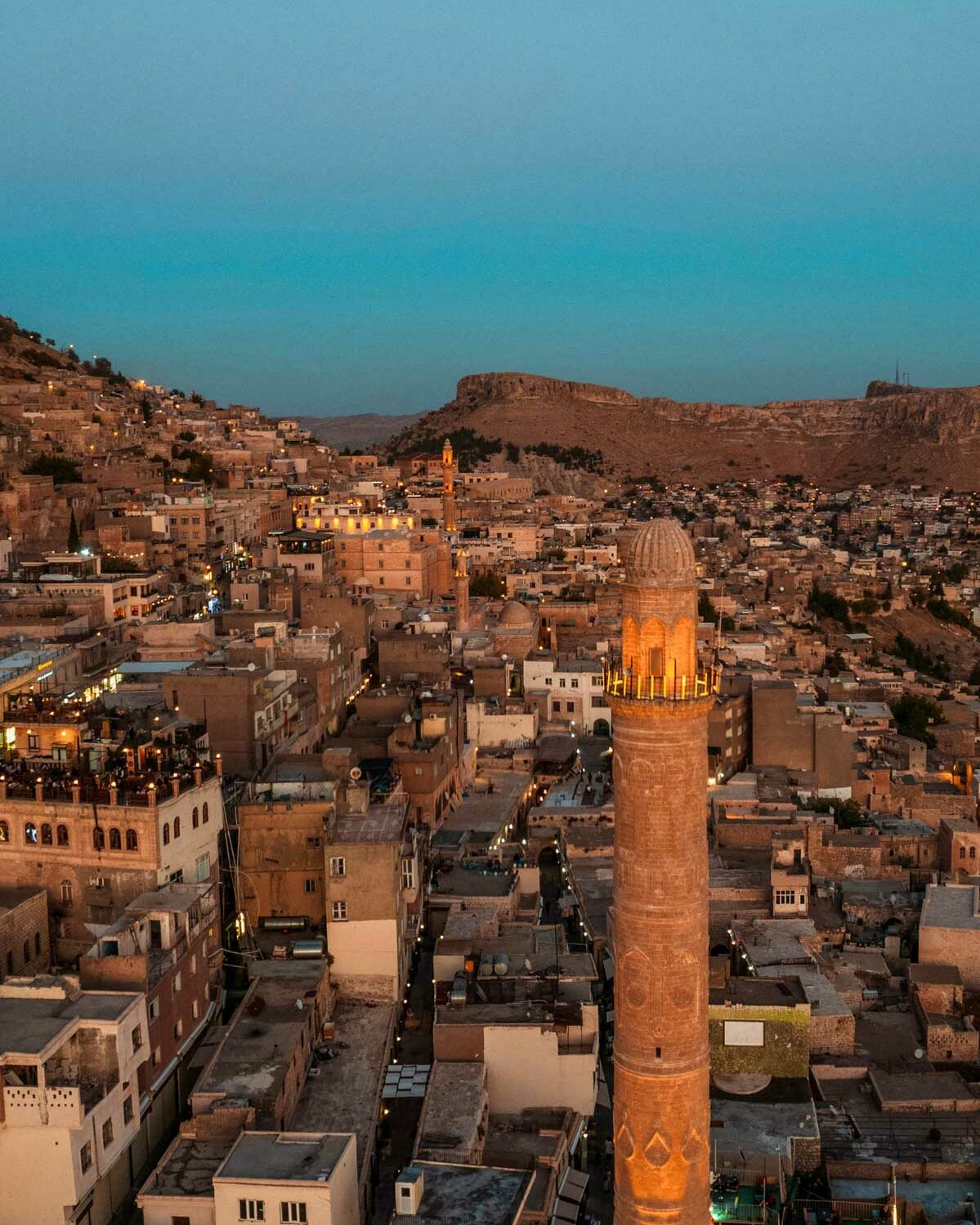 Mardin city from above