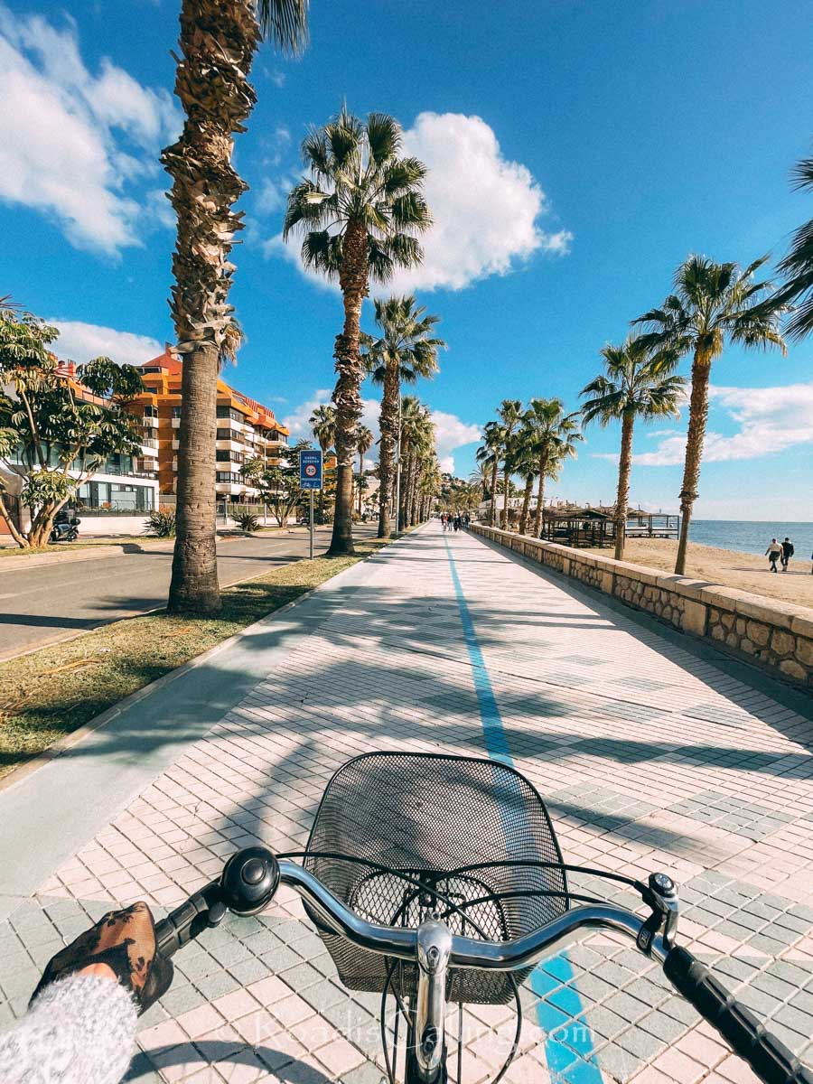 biking in Malaga