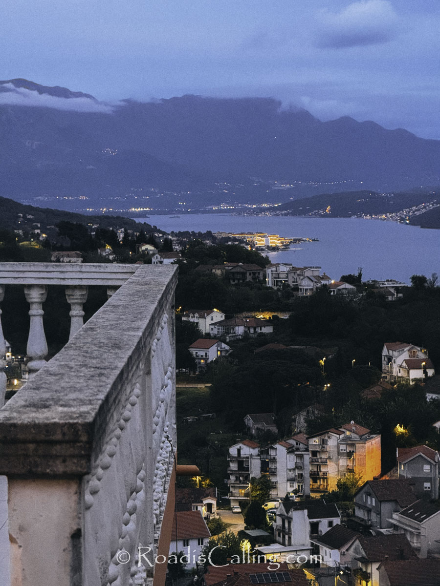 Kotor Bay at night